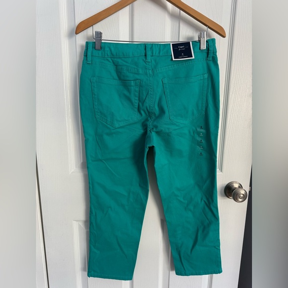 Charter Club Turquoise Bristol Capris - Picture 3 of 8